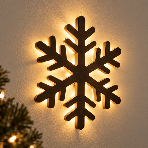 Snowflake Press On Set